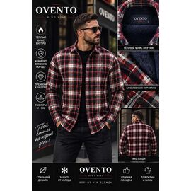 Сорочка чоловіча тепла VR90 black р.M-3XL "Verton" недорого оптом від прямого постачальника
