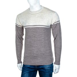 Фотография Свитер мужской M1775 beige-brown р.M-2XL "STREET" недорого оптом от прямого поставщика