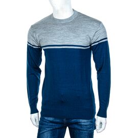 Фотография Свитер мужской M1775 grey-blue р.M-2XL "STREET" недорого оптом от прямого поставщика