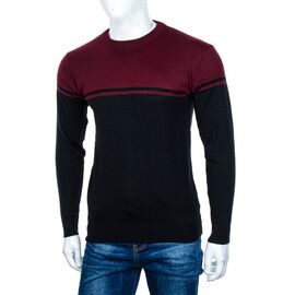 Фотография Свитер мужской M1775 wine-black р.M-2XL "STREET" недорого оптом от прямого поставщика