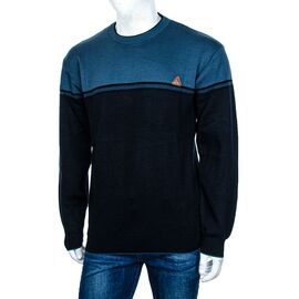 Фотография Свитер мужской M929 blue-grey р.M-2XL "STREET" недорого оптом от прямого поставщика