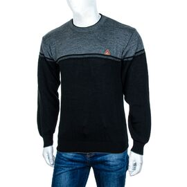 Фотография Свитер мужской M929 grey-black р.M-2XL "STREET" недорого оптом от прямого поставщика