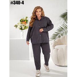 Костюм жіночий 340-4 d.grey р.50-60 "ZLATA" недорого оптом від прямого постачальника