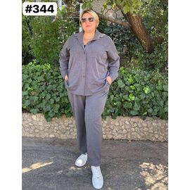 Костюм жіночий 344 grey р.50-60 "ZLATA" недорого оптом від прямого постачальника