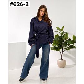Куртка жіноча демісезонна 626-2 navy р.42-60 "ZLATA" недорого оптом від прямого постачальника