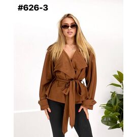 Куртка жіноча демісезонна 626-3 brown р.42-60 "ZLATA" недорого оптом від прямого постачальника