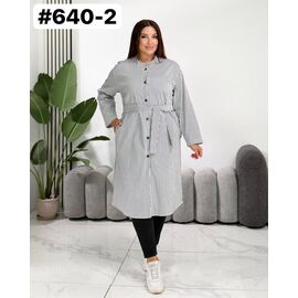 Халат жіночий 640-2 grey р.46-56 "ZLATA" недорого оптом від прямого постачальника
