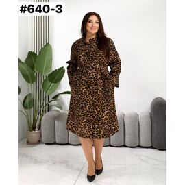 Халат жіночий 640-3 brown р.46-56 "ZLATA" недорого оптом від прямого постачальника