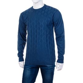 Фотография Свитер мужской 897 blue р.2XL-4XL "STREET" недорого оптом от прямого поставщика