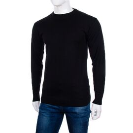 Фотография Свитер мужской 1170 black р.M-2XL "STREET" недорого оптом от прямого поставщика