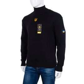 Фотография Свитер мужской UA black р.M-2XL "STREET" недорого оптом от прямого поставщика
