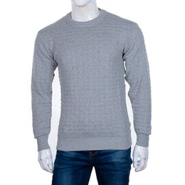 Фотография Свитер мужской SS17 grey р.L-2XL "STREET" недорого оптом от прямого поставщика