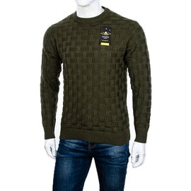 Фотография Свитер мужской Коло khaki р.L-2XL "STREET" недорого оптом от прямого поставщика