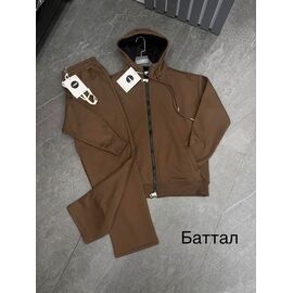 Фотография Костюм спортивный мужской F1966 brown р.4XL-8XL "F.T.H" недорого оптом от прямого поставщика