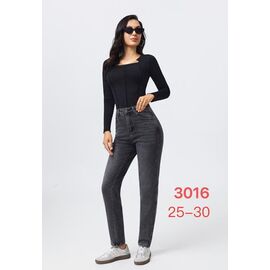 Джинси жіночі 3016 grey р.25-30 "NewJeans" недорого оптом від прямого постачальника