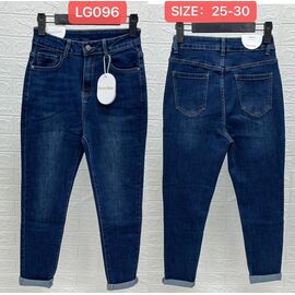 Джинси жіночі LG096 navy р.25-30 "NewJeans" недорого оптом від прямого постачальника
