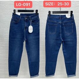 Джинси жіночі LG091 navy р.25-30 "NewJeans" недорого оптом від прямого постачальника