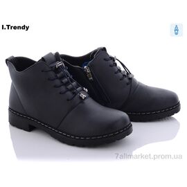 Черевики жіночі стильні Весна/осінь BK79-5blue (8 пар р.36-41) "Trendy" недорого оптом від прямого постачальника