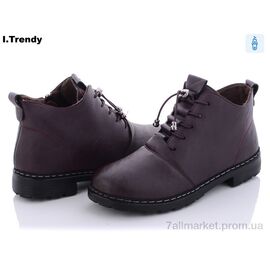 Черевики жіночі стильні Весна/осінь BK79-9violet (8 пар р.36-41) "Trendy" недорого оптом від прямого постачальника