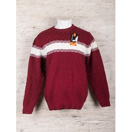 Фотография Свитер мужской S126 wine р.L-2XL "STREET" недорого оптом от прямого поставщика