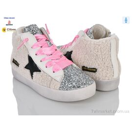 Фотография Ботинки детские удобные Весна/осень ABC591063 white-pink фліс (7 пар р.31-37) "Clibee-Doremi" недорого оптом от прямого поставщика