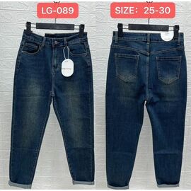 Джинси жіночі LG089 navy р.25-30 "NewJeans" недорого оптом від прямого постачальника
