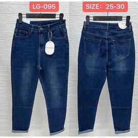 Джинси жіночі LG095 navy р.25-30 "NewJeans" недорого оптом від прямого постачальника