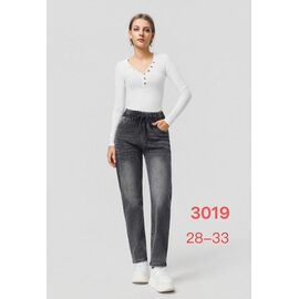 Джинси жіночі 3019 grey р.28-33 "NewJeans" недорого оптом від прямого постачальника