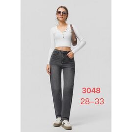 Джинси жіночі 3048 grey р.28-33 "NewJeans" недорого оптом від прямого постачальника