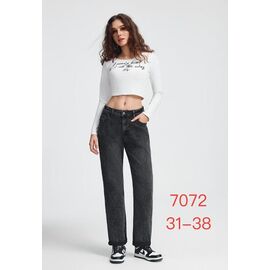 Джинси жіночі 7072 d.grey р.31-38 "NewJeans" недорого оптом від прямого постачальника