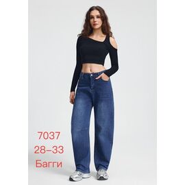 Джинси жіночі 7037 navy р.28-33 "NewJeans" недорого оптом від прямого постачальника