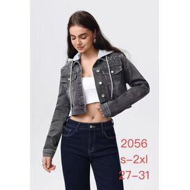 Куртка жіноча демісезонна 2056 grey р.27-31 "NewJeans" недорого оптом від прямого постачальника