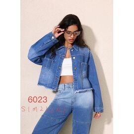 Куртка жіноча демісезонна 6023 blue р.27-31 "NewJeans" недорого оптом від прямого постачальника