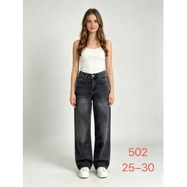 Джинси жіночі 502 d.grey р.25-30 "NewJeans" недорого оптом від прямого постачальника