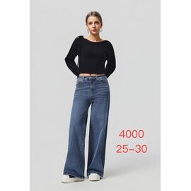 Джинси жіночі 4000 blue р.25-30 "NewJeans" недорого оптом від прямого постачальника