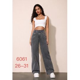 Джинси жіночі 6061 grey р.26-31 "NewJeans" недорого оптом від прямого постачальника