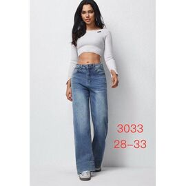 Джинси жіночі 3033 blue р.28-33 "NewJeans" недорого оптом від прямого постачальника