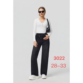Джинси жіночі 3022 d.grey р.28-33 "NewJeans" недорого оптом від прямого постачальника