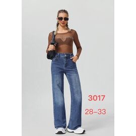 Джинси жіночі 3017 blue р.28-33 "NewJeans" недорого оптом від прямого постачальника