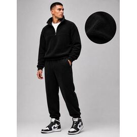Фотография Костюм спортивный мужской AZ0215-1 black р.48-54 "Annet" недорого оптом от прямого поставщика