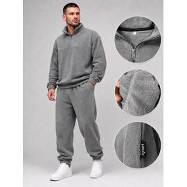 Фотография Костюм спортивный мужской AZ0215 gray р.48-54 "Annet" недорого оптом от прямого поставщика