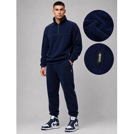 Фотография Костюм спортивный мужской AZ0215 navy р.48-54 "Annet" недорого оптом от прямого поставщика