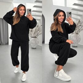 Фотография Костюм спортивный женский 055 black р.42-56 "Alisa Brand" недорого оптом от прямого поставщика