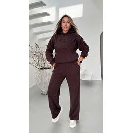 Фотография Костюм спортивный женский 055 brown р.42-56 "Alisa Brand" недорого оптом от прямого поставщика