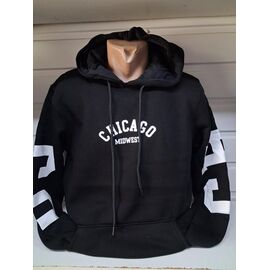 Фотография Худи мужской 1251 black р.S-2XL "RING" недорого оптом от прямого поставщика