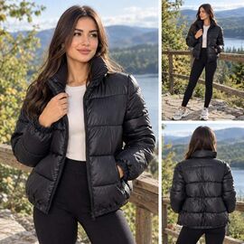 Куртка жіноча зимова 007 black р.S-2XL "Seven Group" недорого оптом від прямого постачальника
