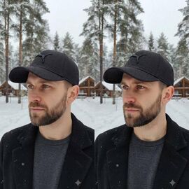 Фотография Кепка мужская 1134 black р.M-L "Mabi" недорого оптом от прямого поставщика