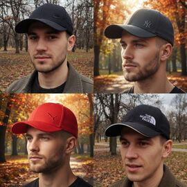 Фотография Кепка мужская 1144 mix р.M-XL "Mabi" недорого оптом от прямого поставщика