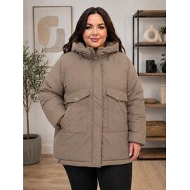 Куртка жіноча зимова 8803 beige р.52-60 "Seven Group" недорого оптом від прямого постачальника