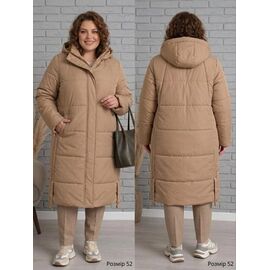 Куртка жіноча зимова 8810 beige р.52-60 "Seven Group" недорого оптом від прямого постачальника